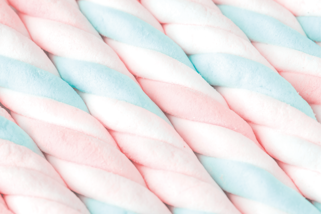 Mantel individual original algodón de azúcar retorcido - TenVinilo