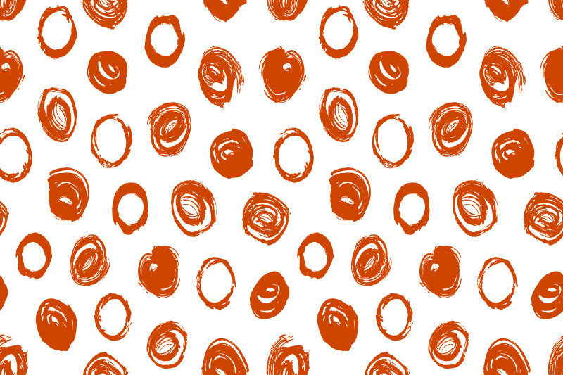 Mantel individual patrón pinceladas circulares - TenVinilo