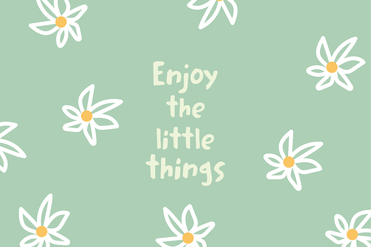 Mantel individual original jardín de margaritas - TenVinilo