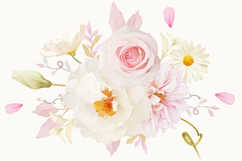 Mantel individual original arreglo floral encantador - TenVinilo