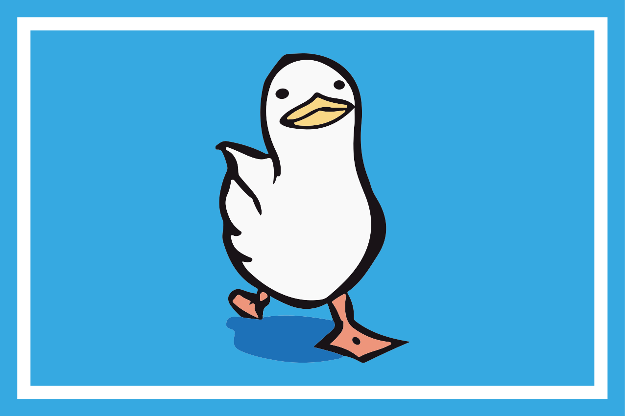 Mantel individual infantil pato de dibujos animados - TenVinilo