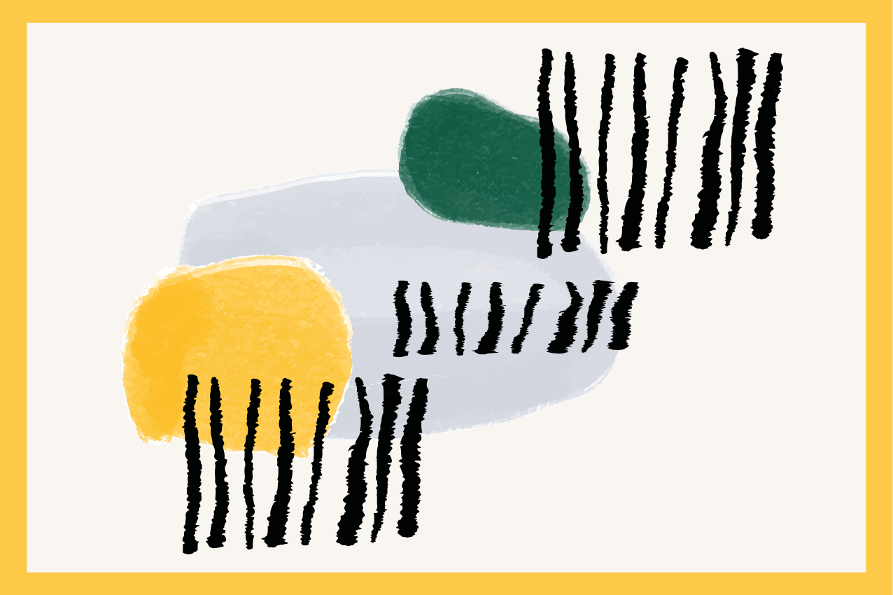 Mantel individual moderno formas geométricas vivas - TenVinilo