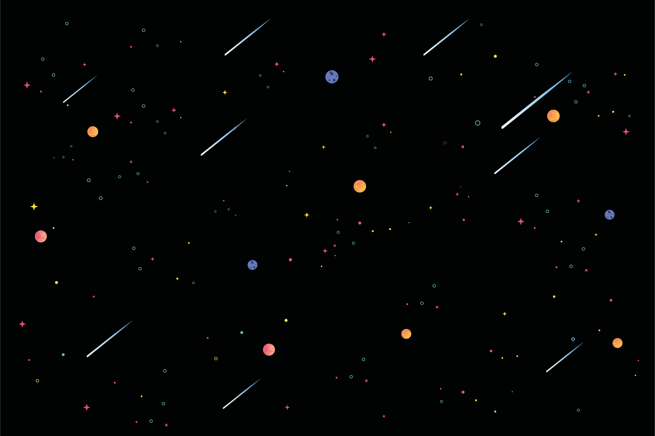 Mantel individual infantil comida temática espacial - TenVinilo