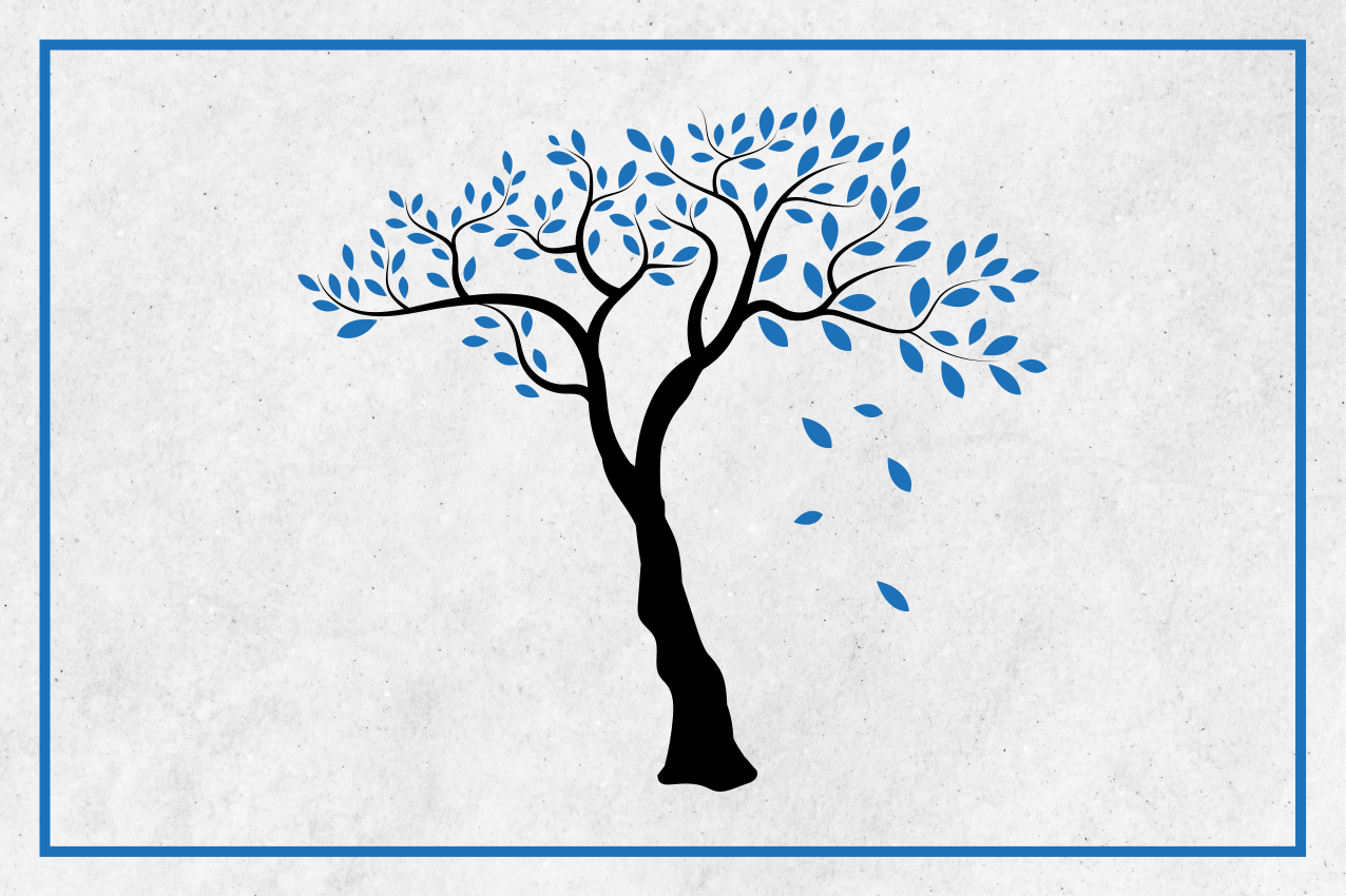 Mantel individual original motivo árbol elegante - TenVinilo