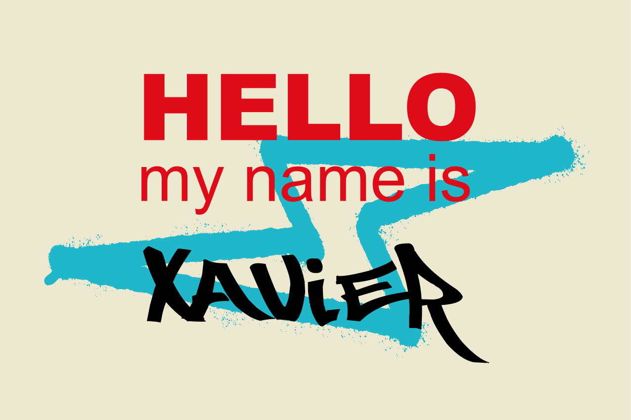 Mantel individual frases anuncio de nombre personalizado - TenVinilo