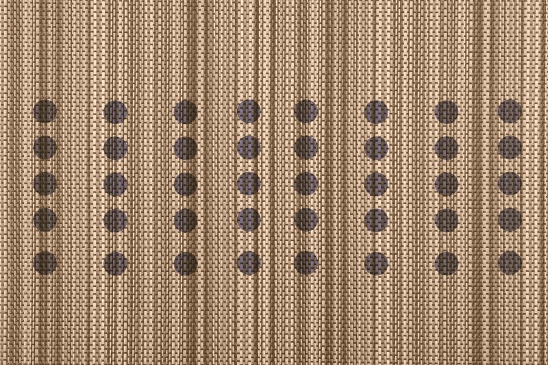 Mantel individual patrón superficie marrón elegante - TenVinilo