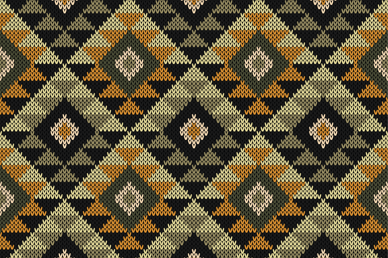 Mantel individual patrón motivo geométrico chic - TenVinilo