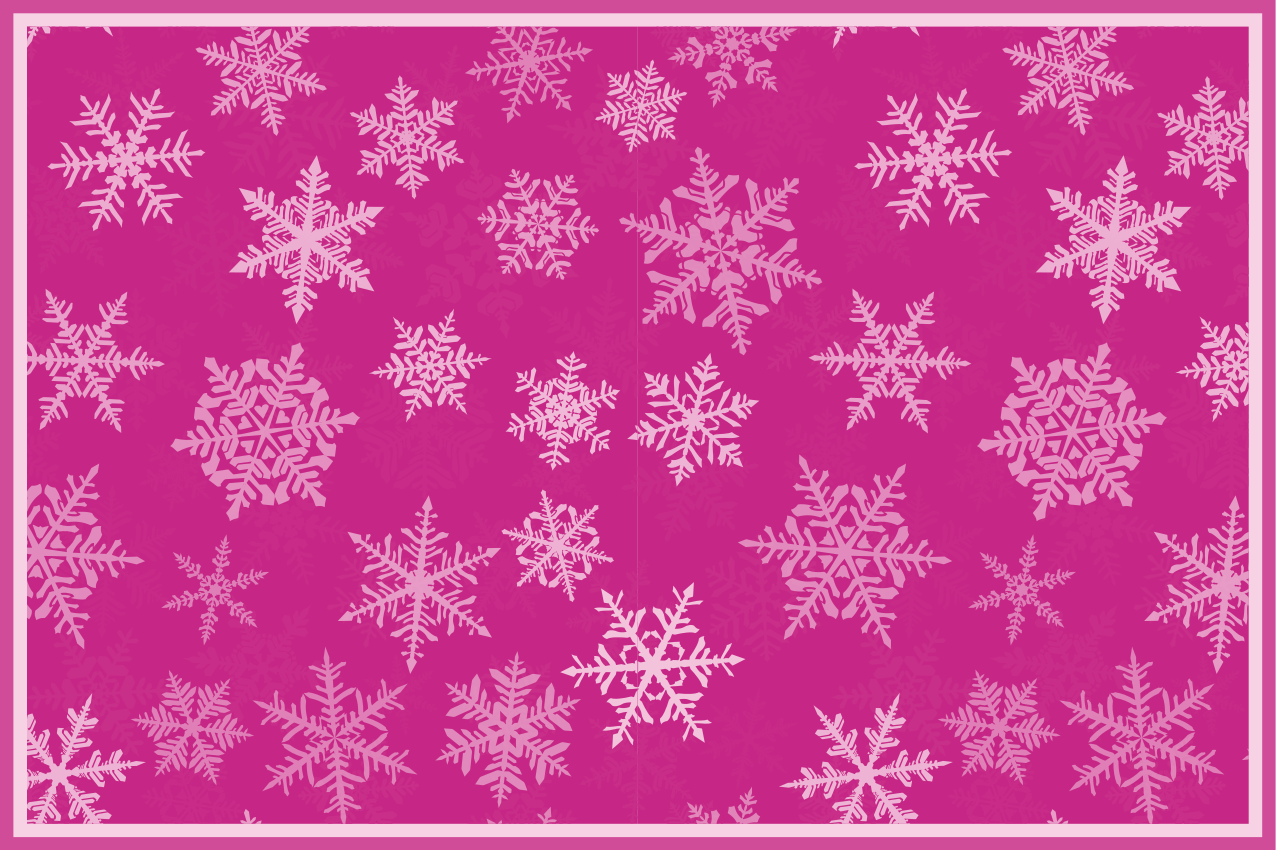 Mantel individual navideño acabado texturizado copo de nieve - TenVinilo