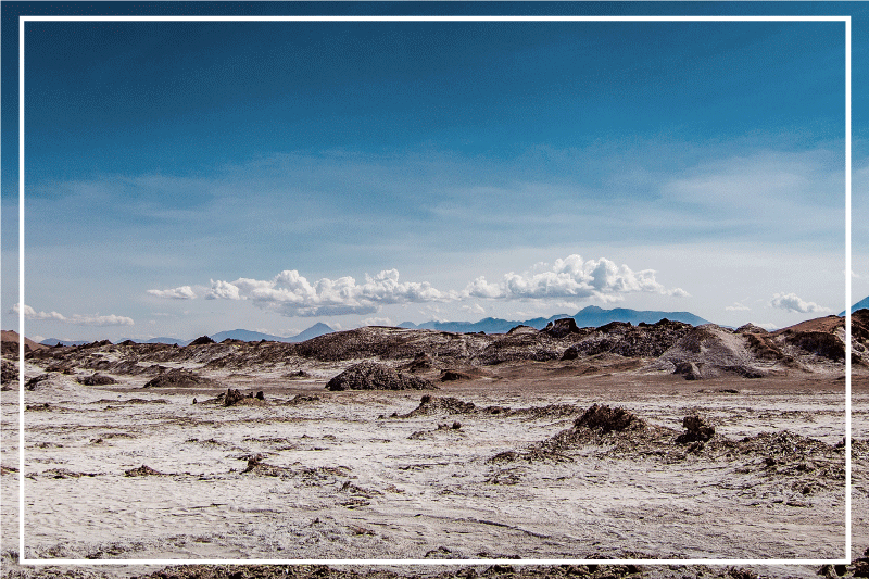 Mantel individual moderno paisaje desértico - TenVinilo