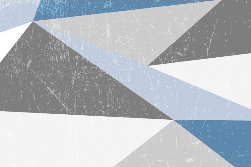 Mantel individual moderno con patrones geométricos angulados - TenVinilo