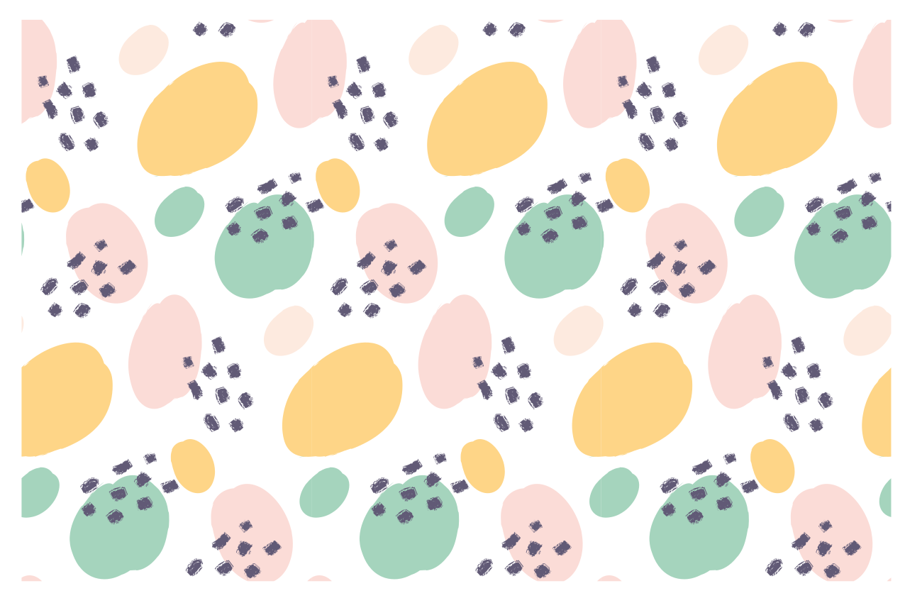 Mantel individual original elemento abstracto colorido - TenVinilo