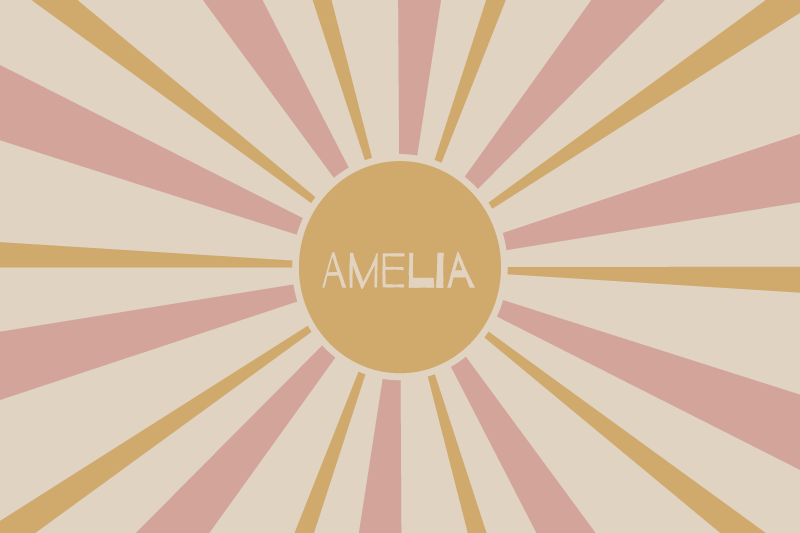 Mantel individual personalizable centro de sol - TenVinilo