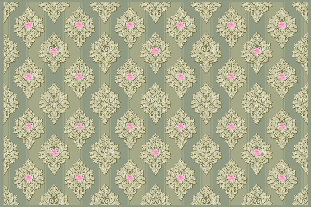 Mantel individual elegante motivo floral gracia - TenVinilo