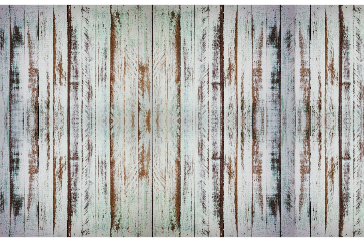 Mantel individual patrón madera decapada - TenVinilo