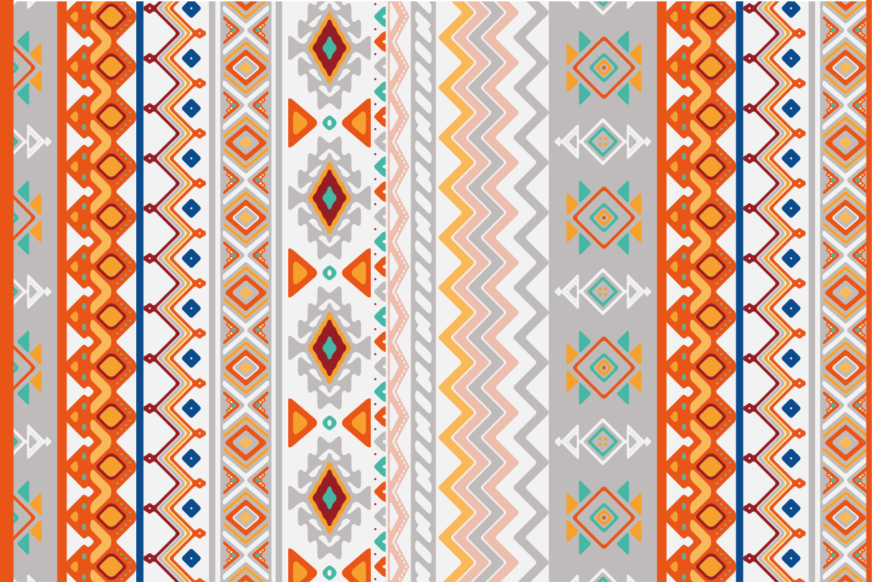 Mantel individual patrón de estilo bohemio - TenVinilo