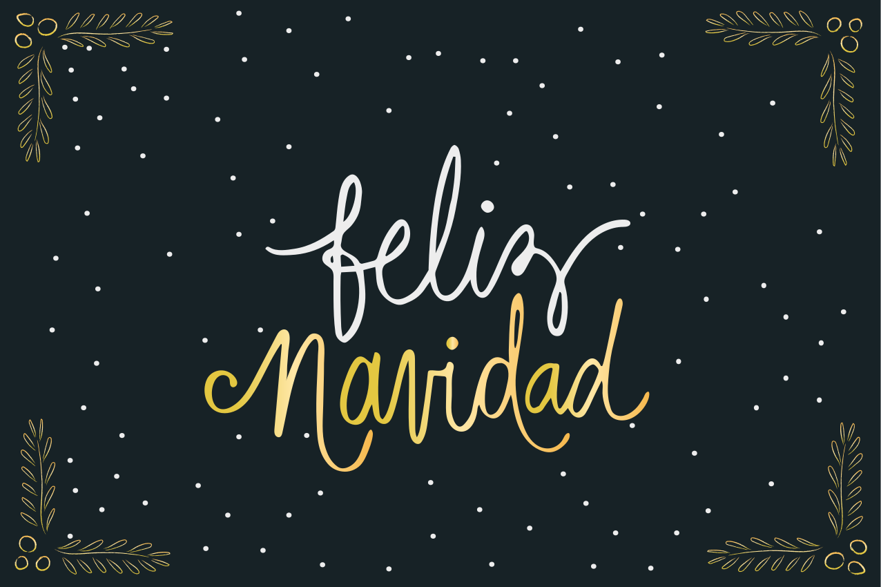 Mantel individual feliz Navidad - TenVinilo