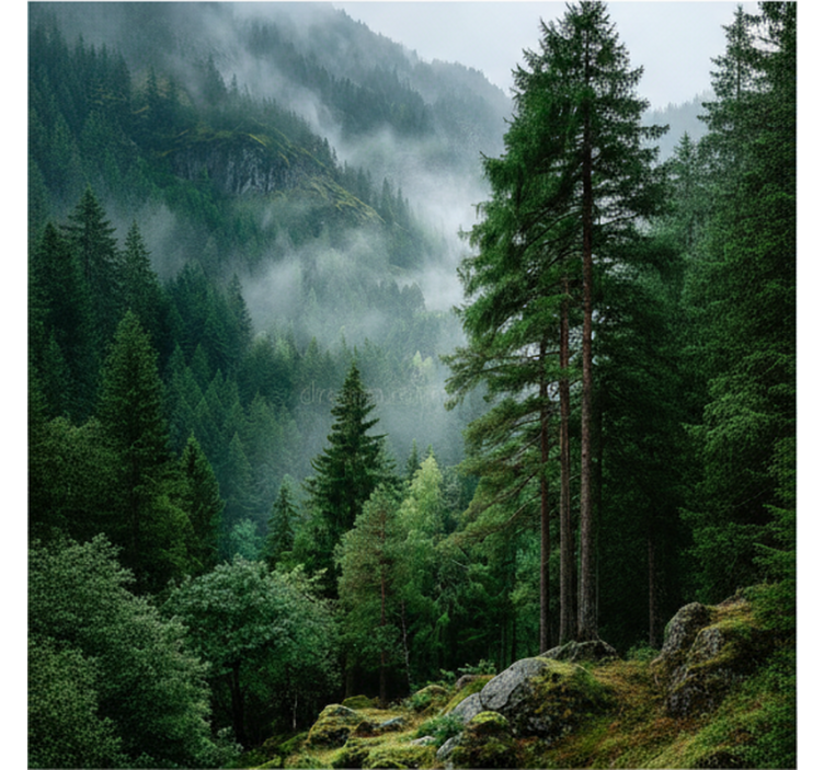 Papel pintado bosque la opción melancólica - TenVinilo