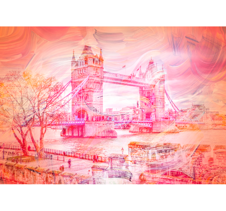 Fotomural Tower Bridge Londres Pintado - TenVinilo