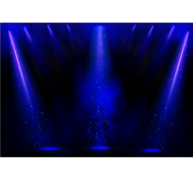 Fotomural abstracto efecto de partículas de luz - TenVinilo