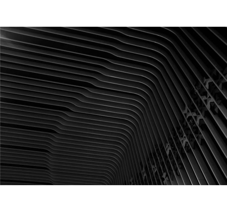 Fotomural abstracto patrones curvos en capas - TenVinilo