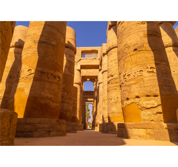 Fotomural ciudad columnas del templo histórico - TenVinilo
