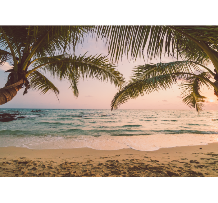 Fotomural naturaleza vista costera tranquila - TenVinilo