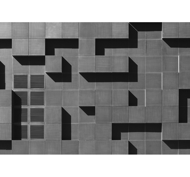 Fotomural textura juego de sombras geométricas - TenVinilo