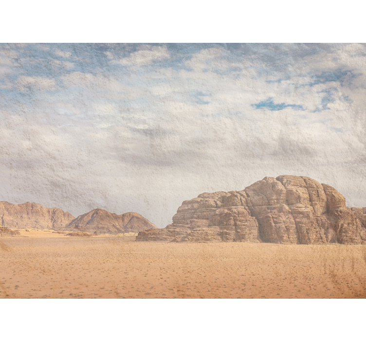 Fotomural desierto formación rocosa del desierto - TenVinilo