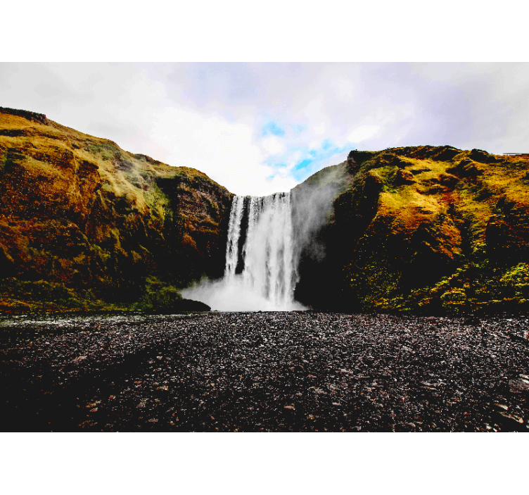 Fotomural cascada escena de cascada majestuosa - TenVinilo