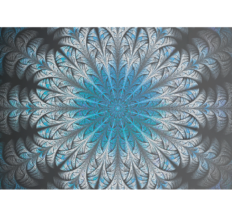 Fotomural moderno motivo de hojas elaborado - TenVinilo