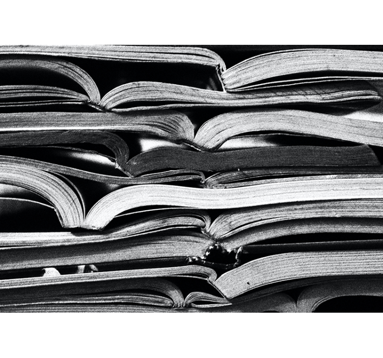 Fotomural texturas páginas abiertas apiladas - TenVinilo