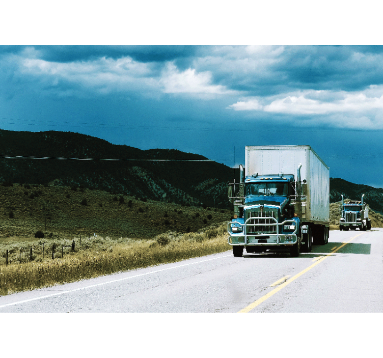 Fotomural vehículo motores en la carretera - TenVinilo