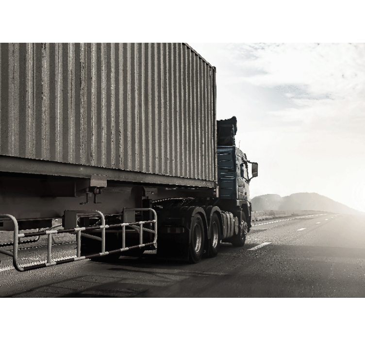 Fotomural vehículo camión en la carretera - TenVinilo