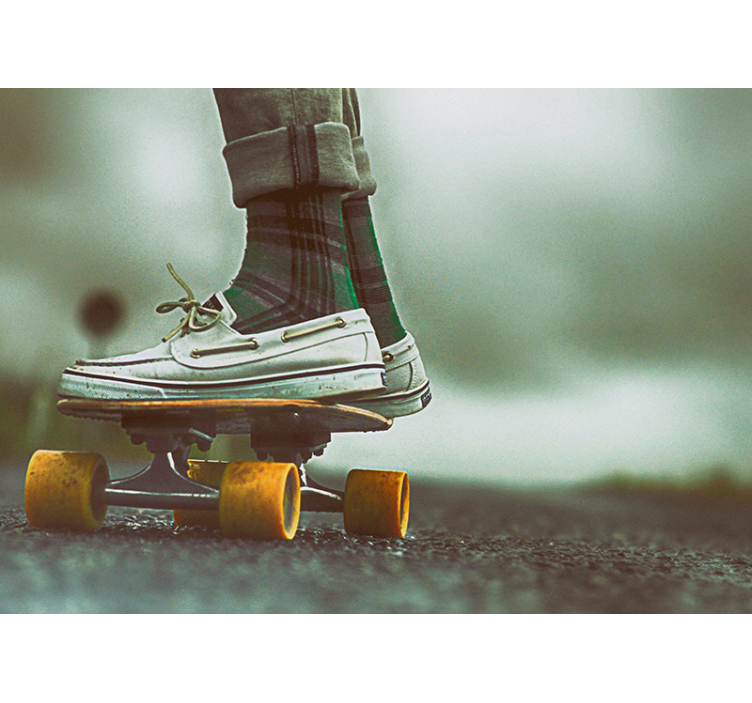 Fotomural arte urbano estilo de patineta genial - TenVinilo