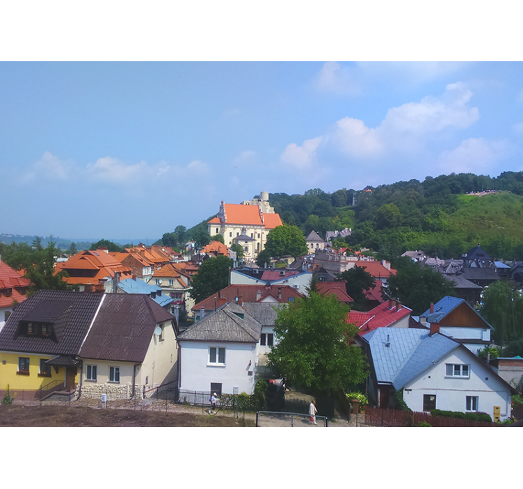 Fotomural ciudad encantador pueblo rural - TenVinilo