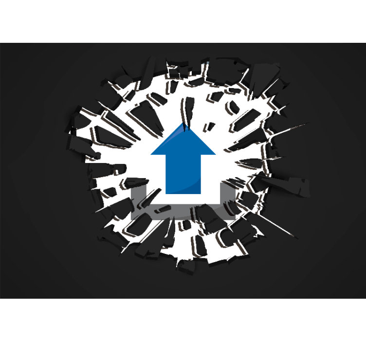 Papel pintado 3d vista que rompe barreras - TenVinilo