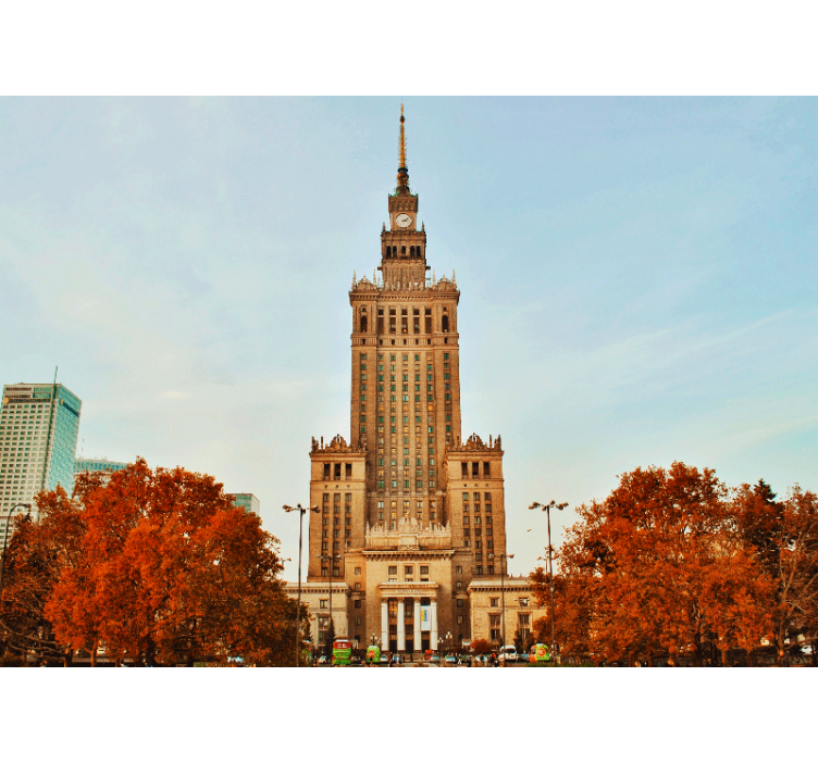 Fotomural ciudad palacio de la cultura - TenVinilo