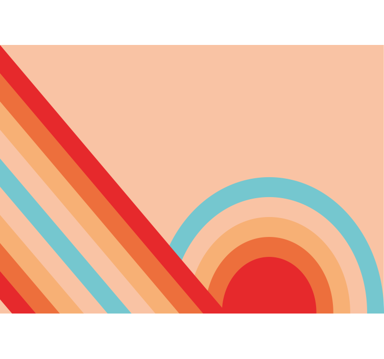 Fotomural textura patrones geométricos retro - TenVinilo