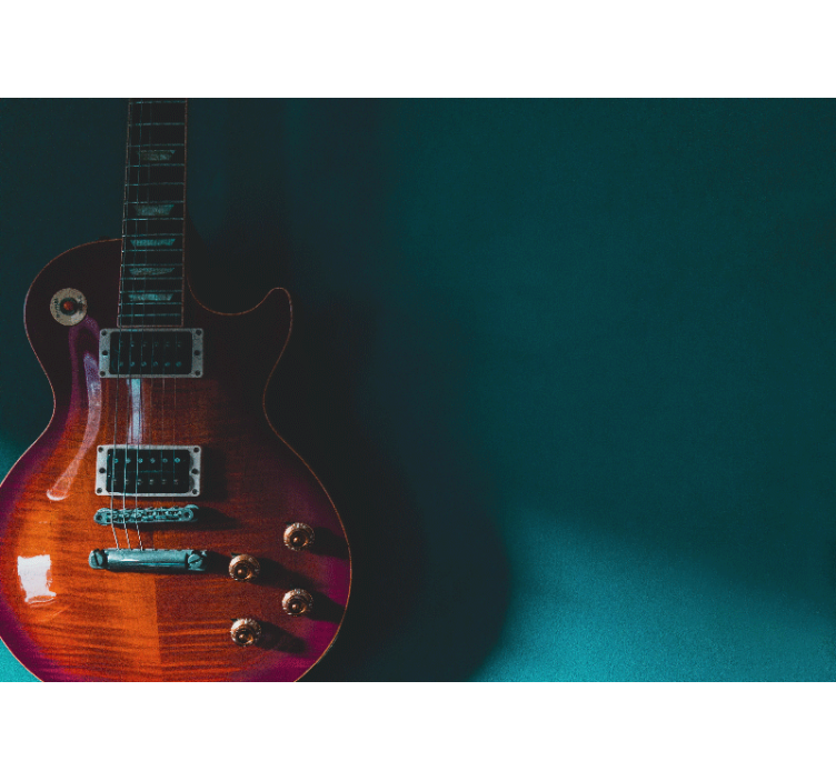 Fotomural de música detalle de guitarra eléctrica - TenVinilo