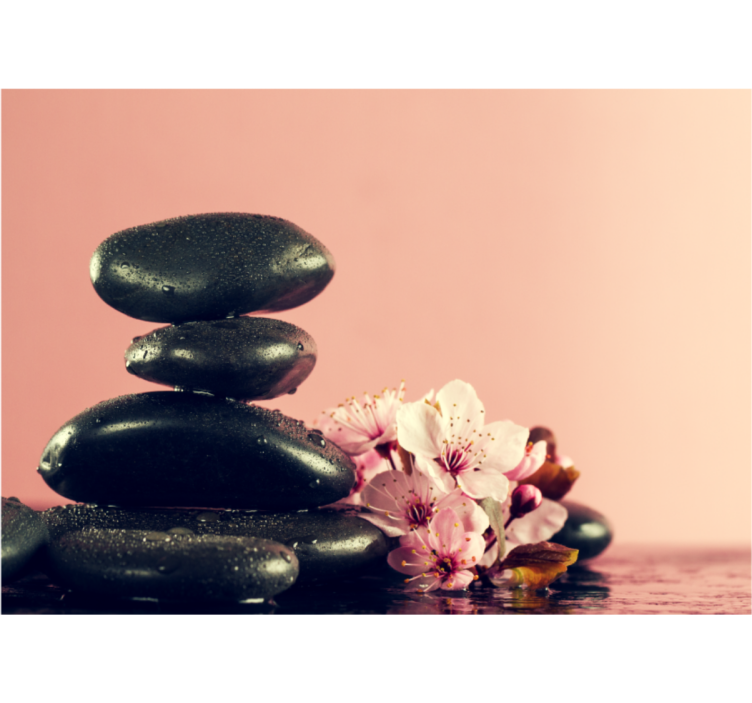 Fotomural zen serenidad de piedras - TenVinilo