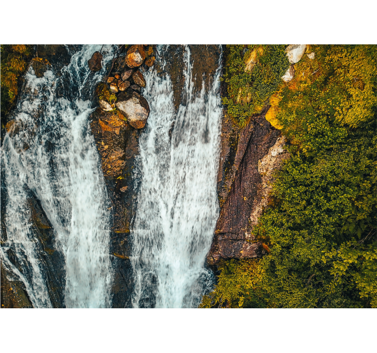 Fotomural cascada paisaje de gran cascada - TenVinilo