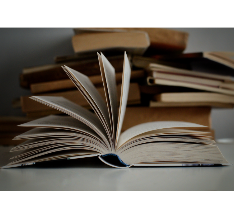 Fotomural frase escena de libro abierto - TenVinilo