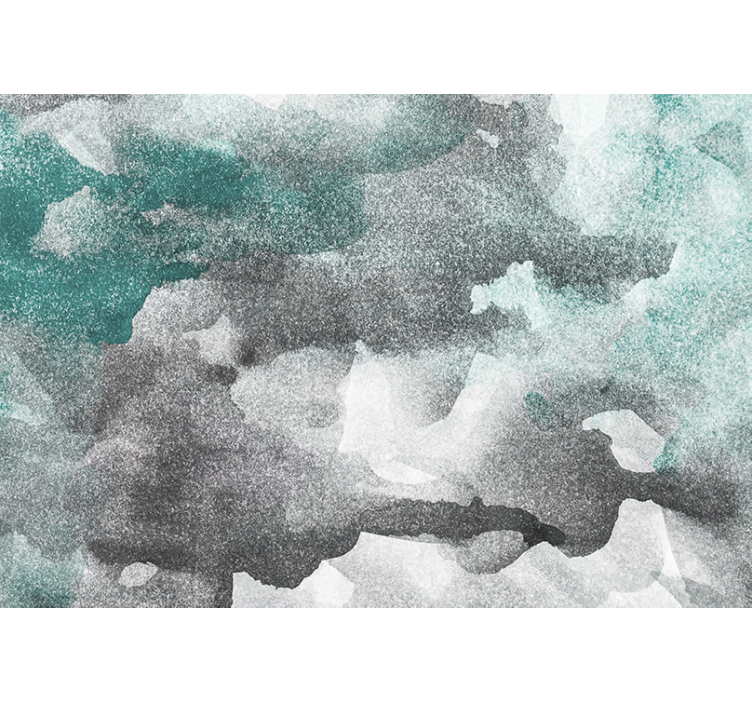 Fotomural abstracto olas grises texturizadas - TenVinilo