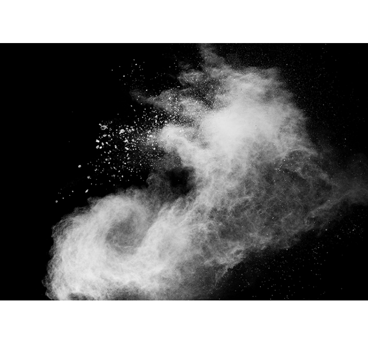 Papel pintado 3d efecto nube de humo - TenVinilo