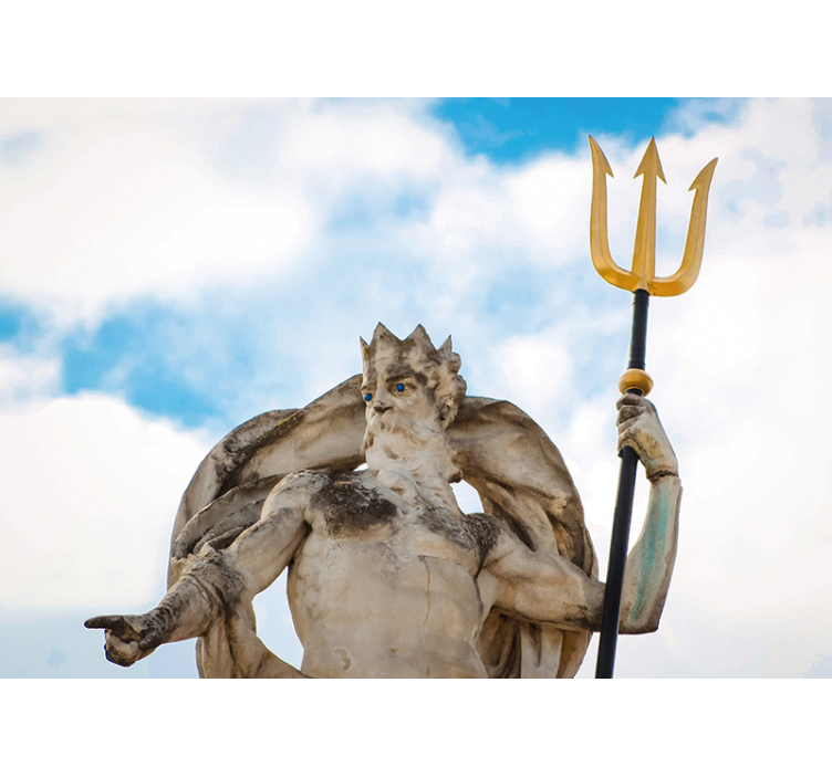 Fotomural arte rey mítico del océano - TenVinilo