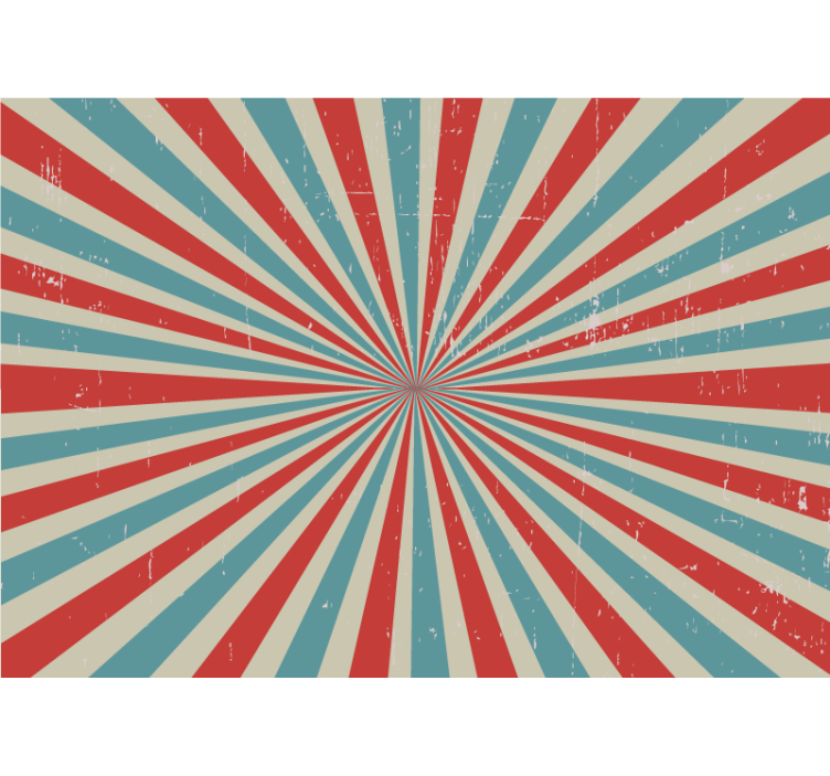 Fotomural arte urbano explosión de color radial - TenVinilo