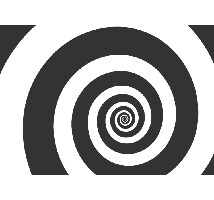 Fotomural abstracto diseño de ilusión espiral - TenVinilo