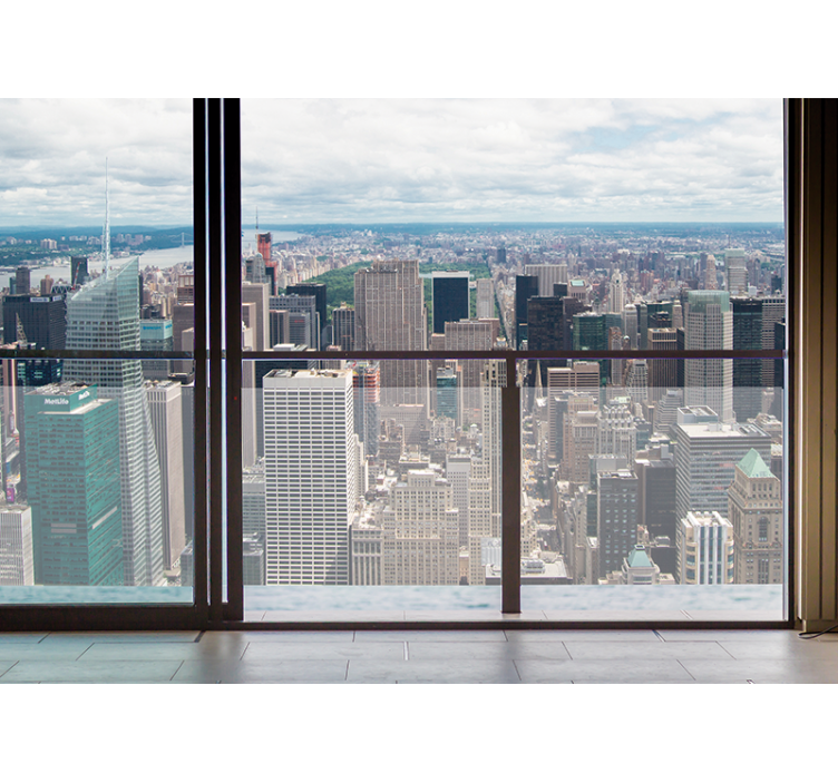 Fotomural ciudad skyline de nueva york - TenVinilo