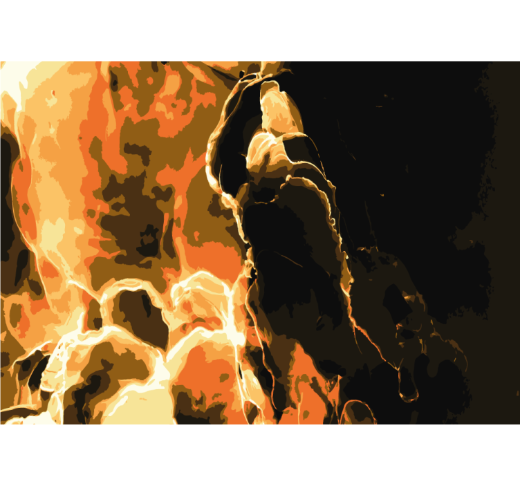 Fotomural abstracto patrón abstracto ardiente - TenVinilo