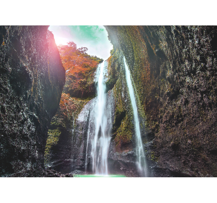 Fotomural cascada paisaje de cascadas majestuoso - TenVinilo